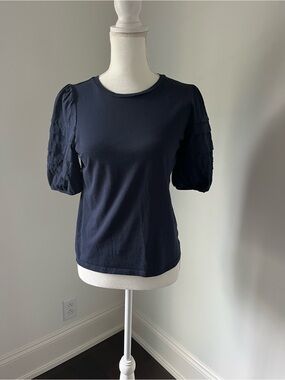 Ann Taylor Puff Sleeve Top